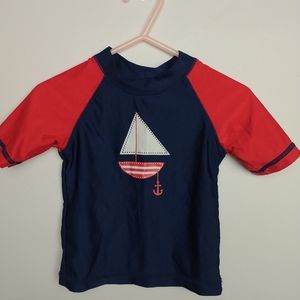 Carter's Boys Swim Top 24m Nautical